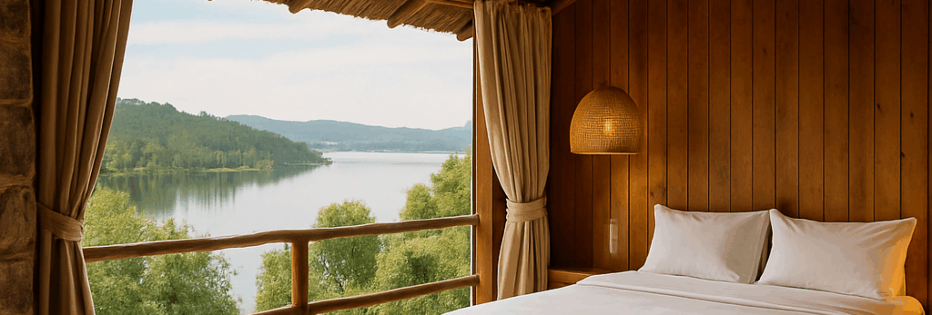 Garden Brick Lake House